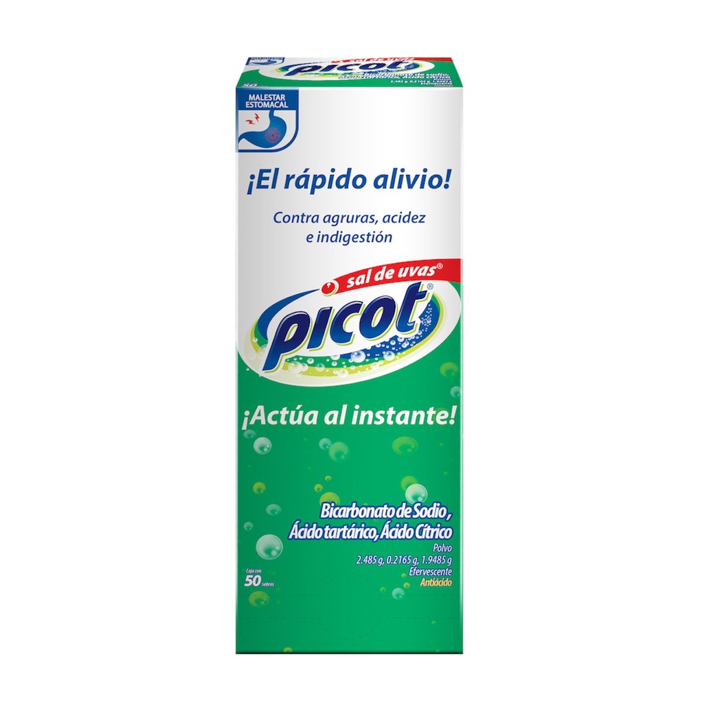 SAL DE UVAS PICOT SOBRES C/50