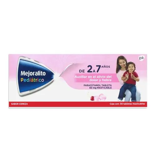MEJORALITO PEDIATRICO 80MG TABLETAS C/30