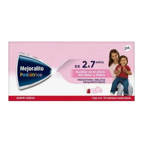 MEJORALITO PEDIATRICO 80MG TABLETAS C/30