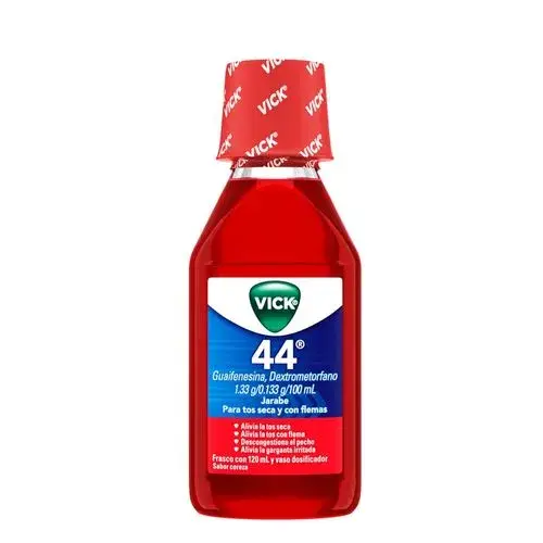 VICK 44 TOS SECA Y FLEMAS JARABE 120ML