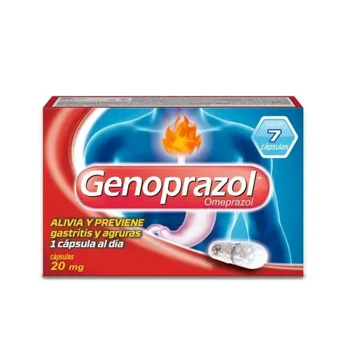 GENOPRAZOL 20MG CAPSULAS C/7