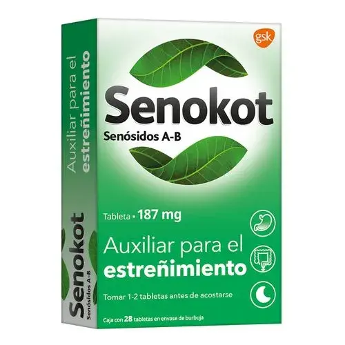 SENOKOT 187MG SENOSIDOS A-B 28