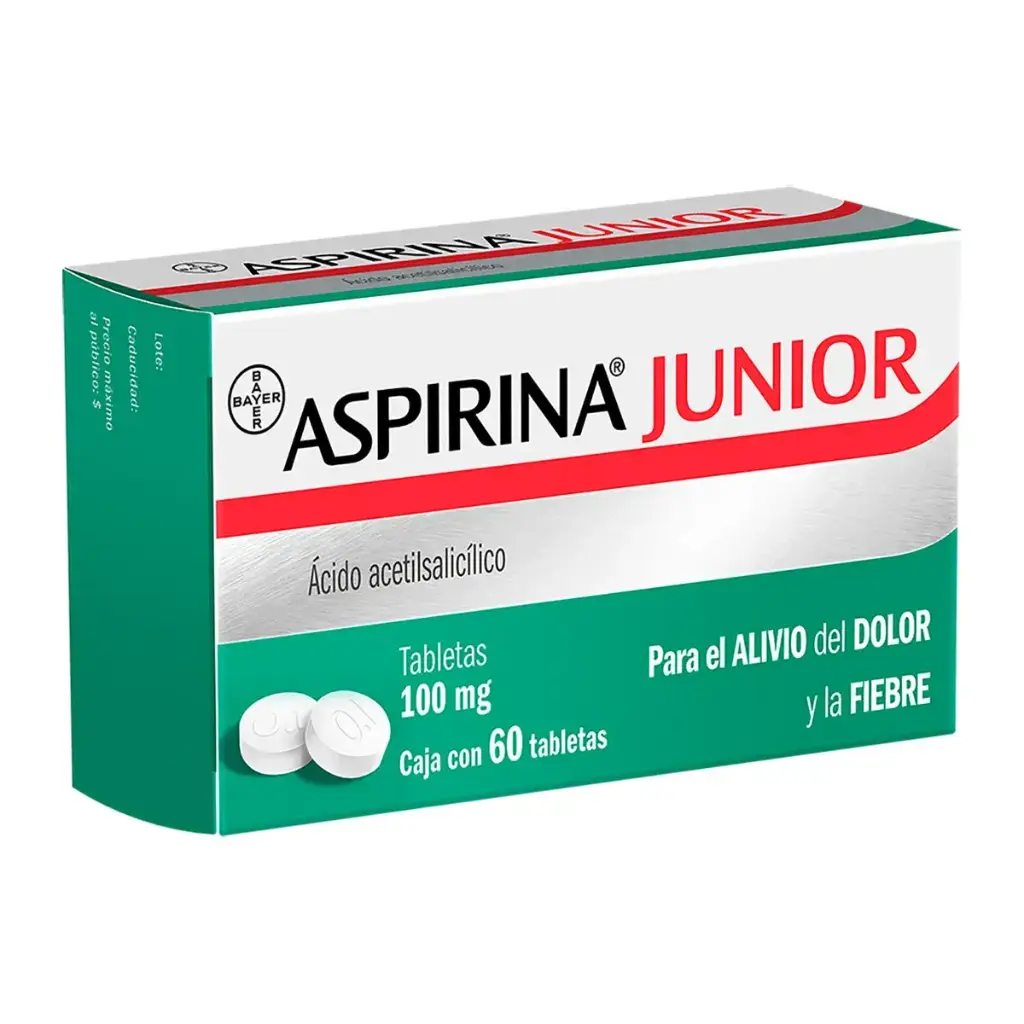 ASPIRINA JR 100MG TABLETAS C/60
