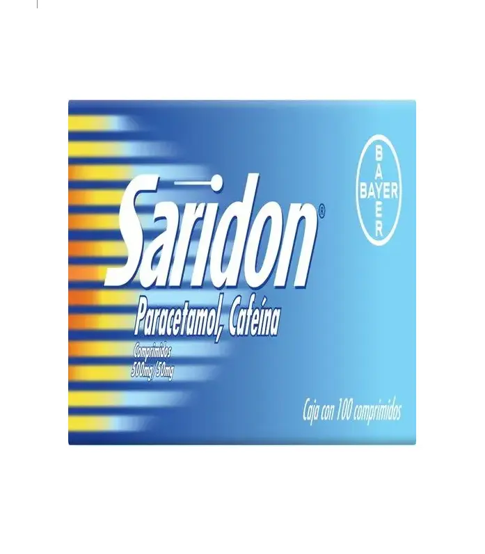 SARIDON 500/50MG COMPRIMIDOS C/100
