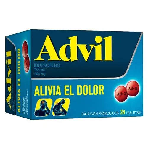 ADVIL 200MG TABLETAS C/24