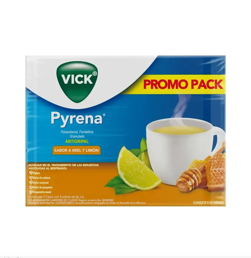 VICK PYRENA MIEL-L GRANU 5G SOBRES C/5 1+1