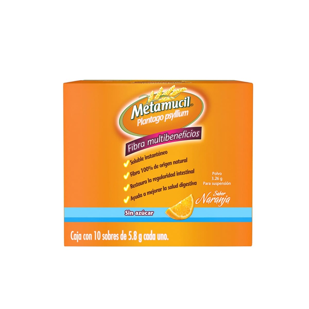 METAMUCIL NARANJA SOBRES C/10