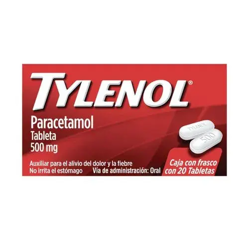 TYLENOL 500MG TABLETAS C/20