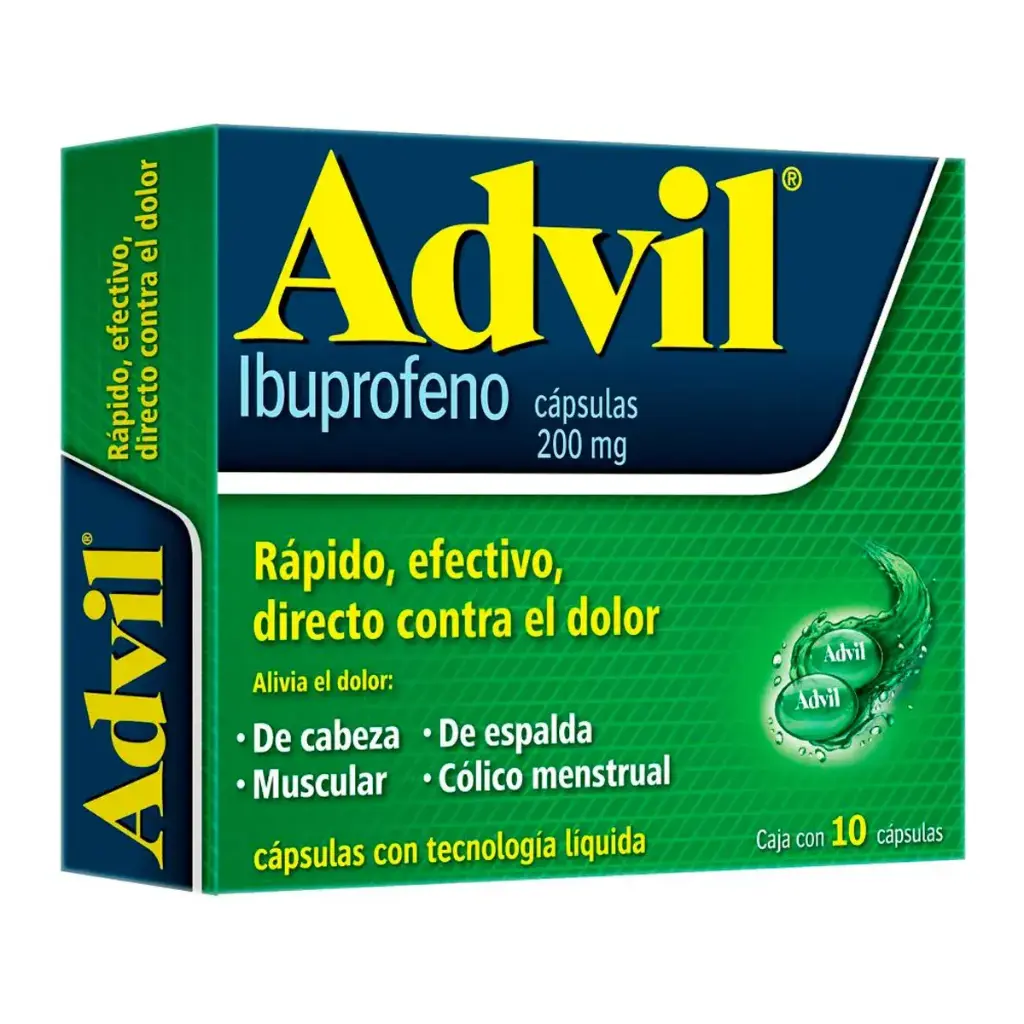 ADVIL FAST-GEL 200MG CAPSULAS C/10