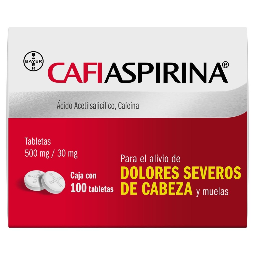 CAFIASPIRINA TABLETAS C/100