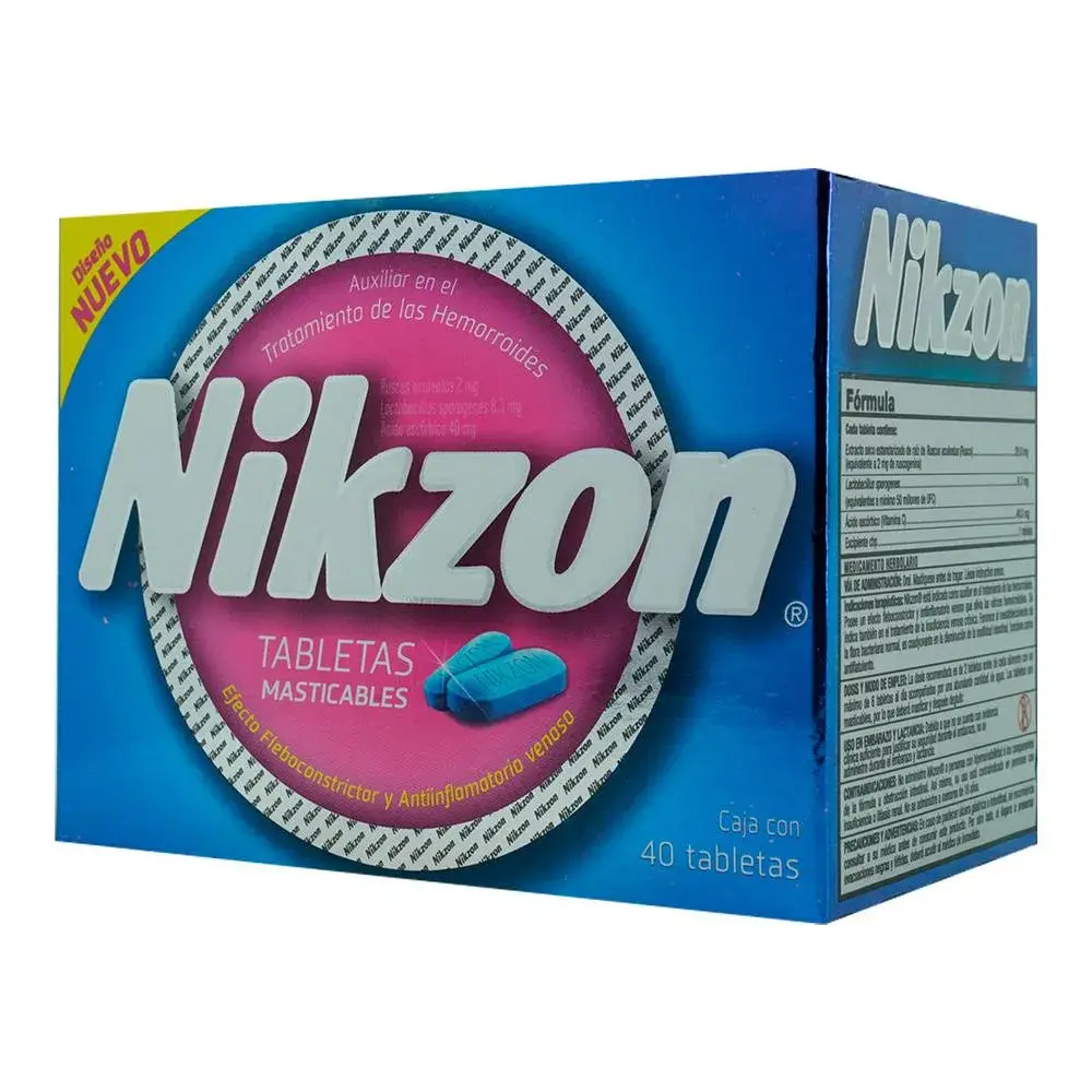 NIKZON TABLETAS MASTICABLES C/40
