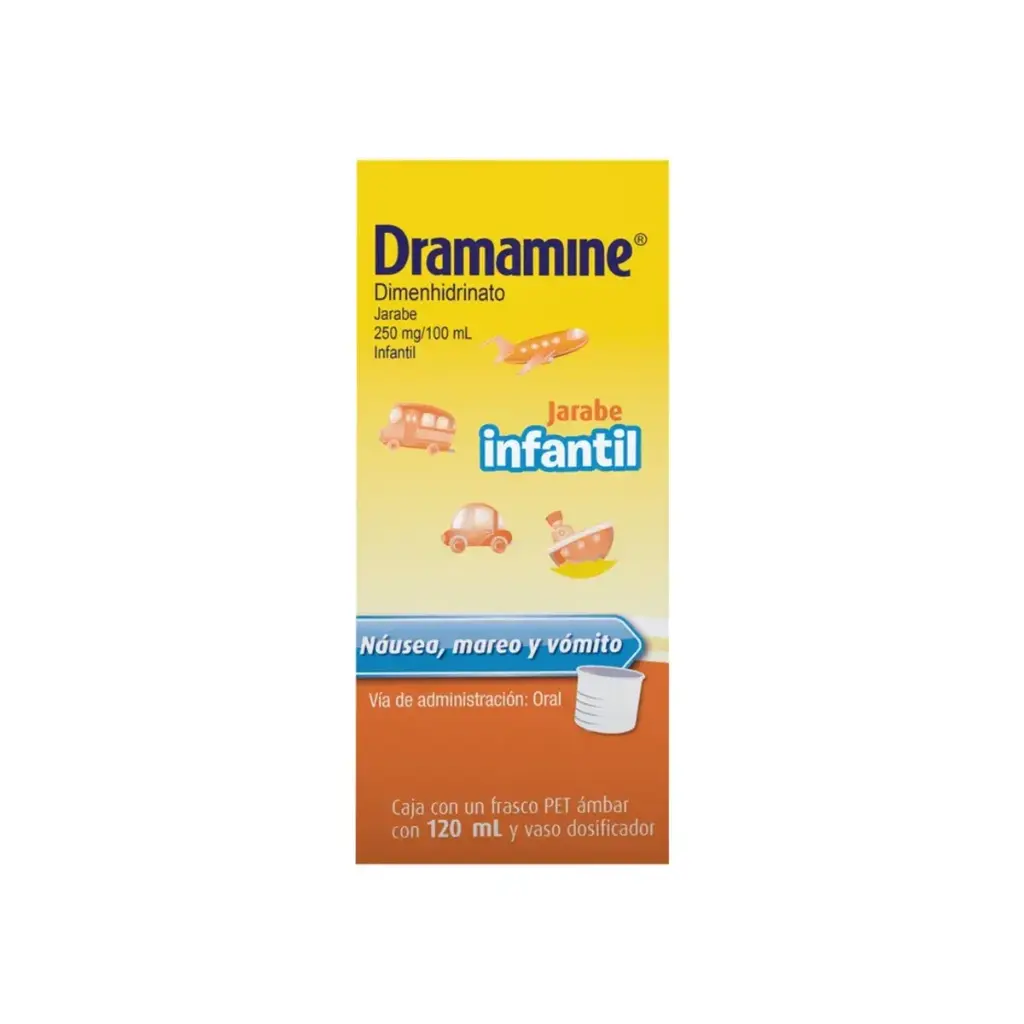 DRAMAMINE INFANTIL 250MG JARABE 120ML