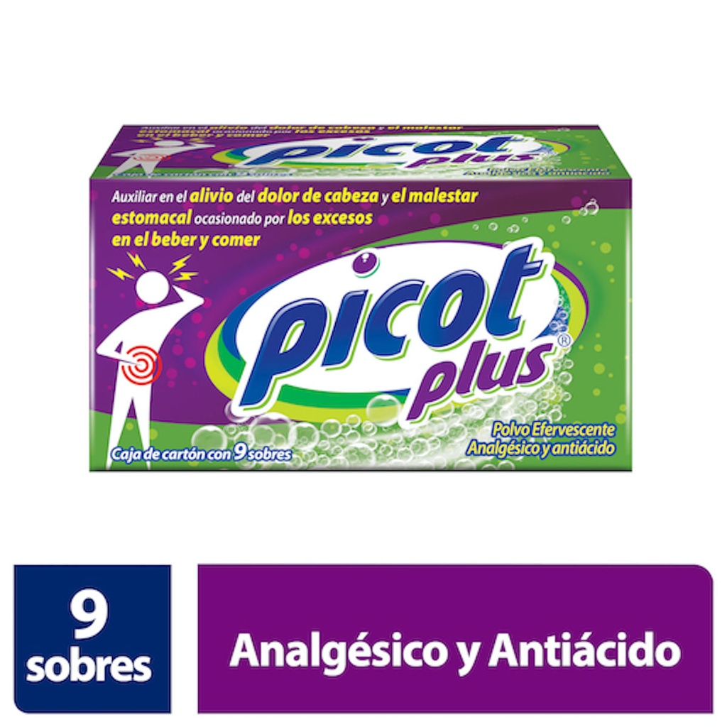 PICOT-PLUS EFERV POLVO SB C/9