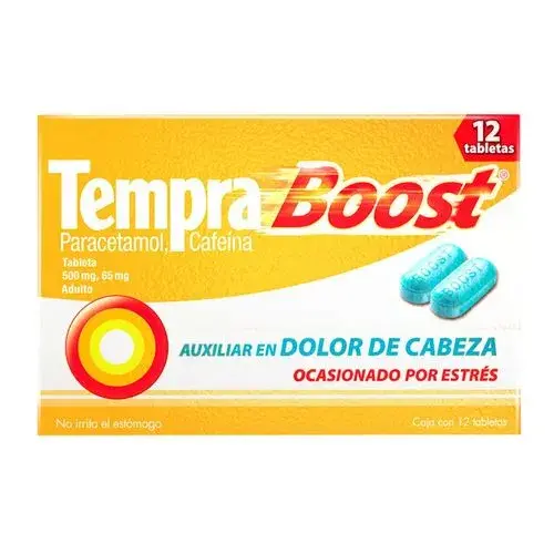 TEMPRA BOOST 500/65MG TABLETAS C/12