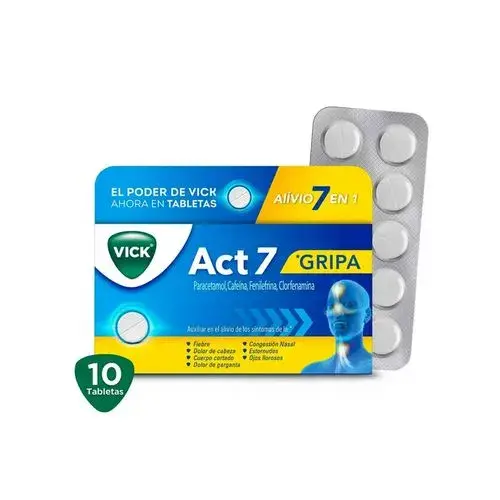 VICK ACT 7 TABLETAS C/10