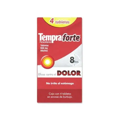 TEMPRA FORTE 650MG TABLETAS C/4