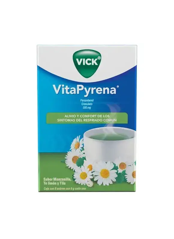 VICK VITAPYRENA 500MG SOBRES MANZANILLA C/5