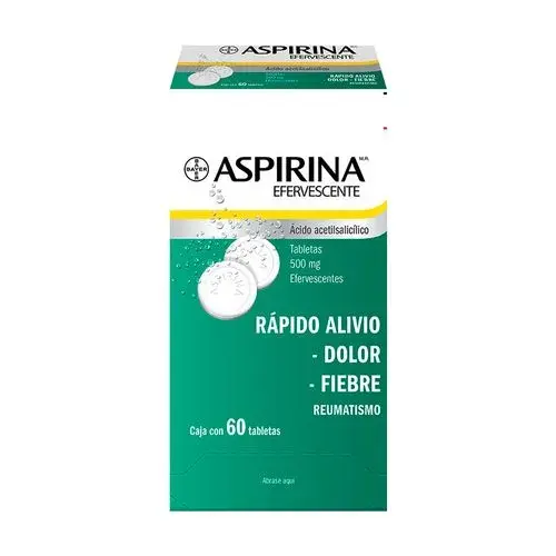 ASPIRINA EFERV AD 500 MG TABLETAS C/60