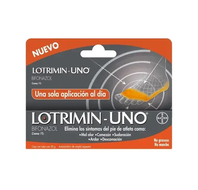 LOTRIMIN UNO CREMA 1% 20G
