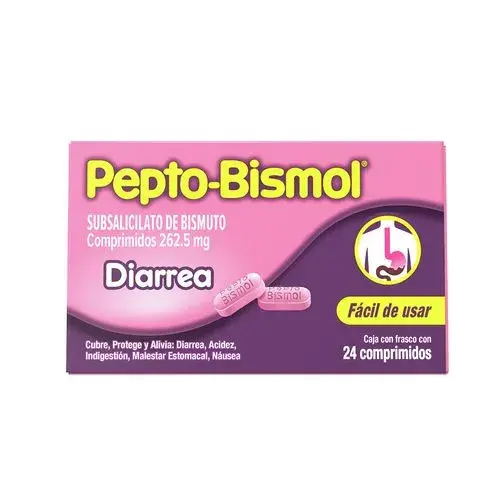 PEPTO-BISMOL 262.5MG COMPRIMIDOS C/24
