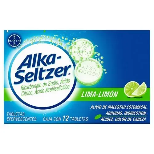 ALKA-SELTZER LIMA LIMON TABLETAS C/12