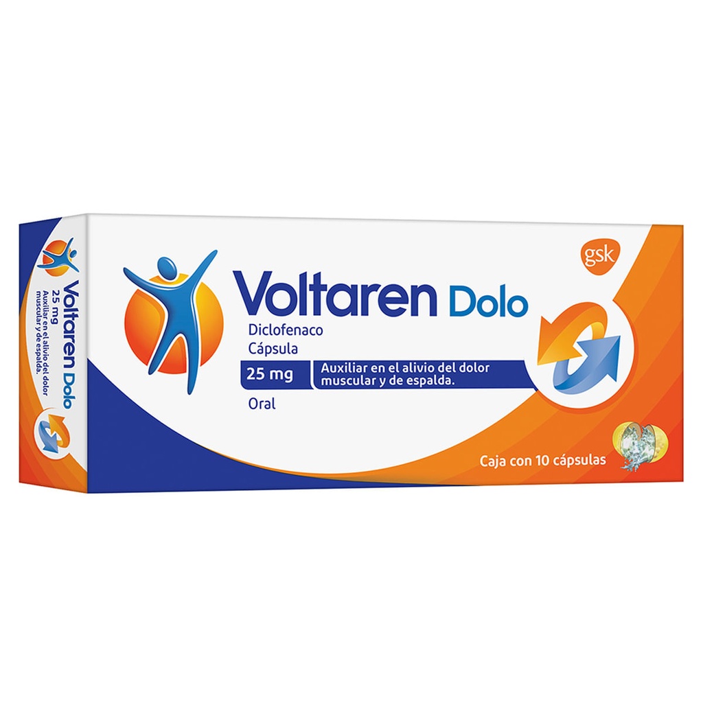 VOLTAREN DOLO 25MG CAPSULAS C/10