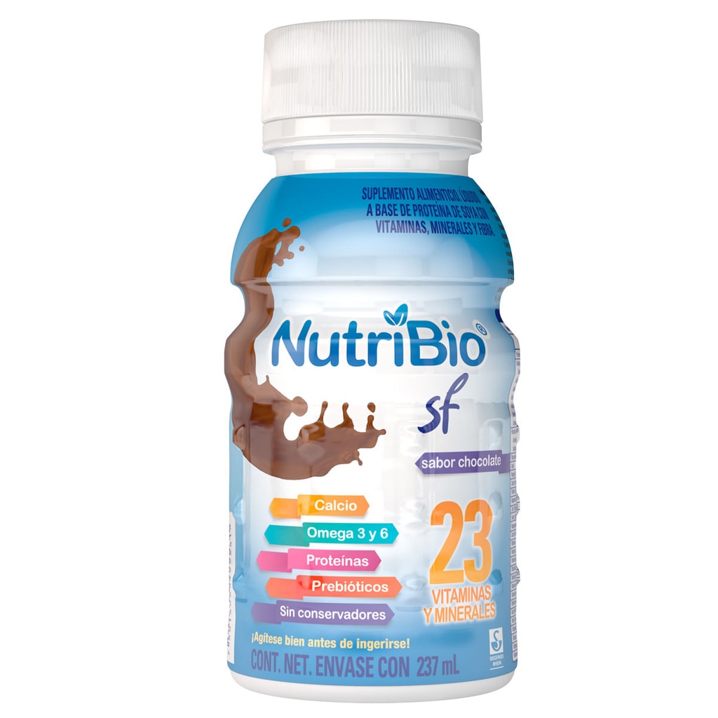 NUTRIBIO SF - SABOR CHOCOLATE EN ENVASE CON 237 ML