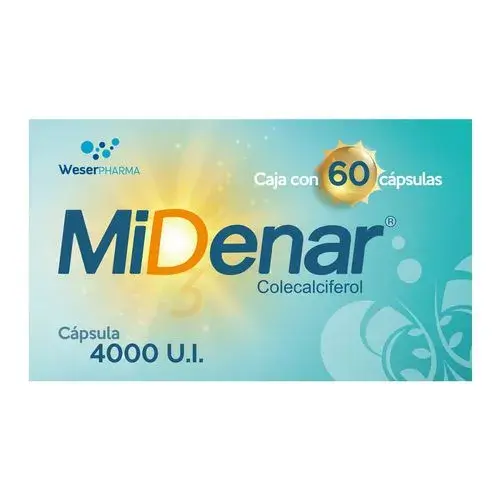 MIDENAR 4000UI CAPSULAS C/60