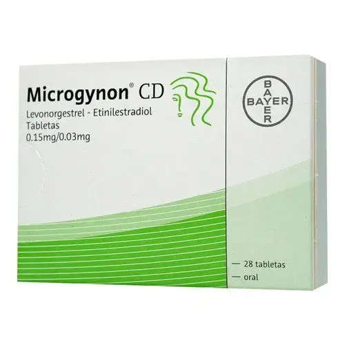 MICROGYNON CD 0.15/0.03MG CAPSULAS C/28