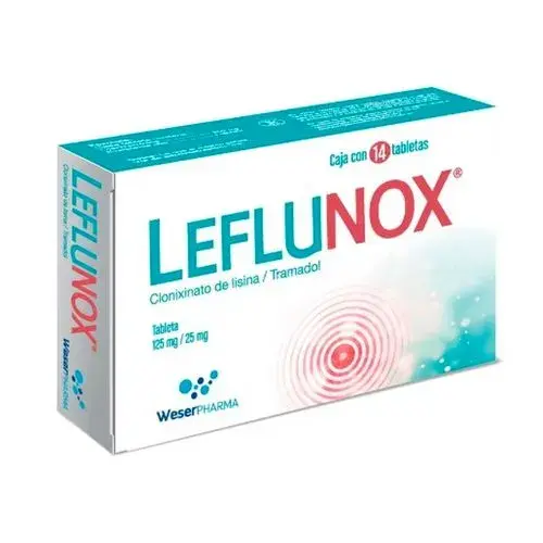 LEFLUNOX 125/25MG TABLETAS C/14