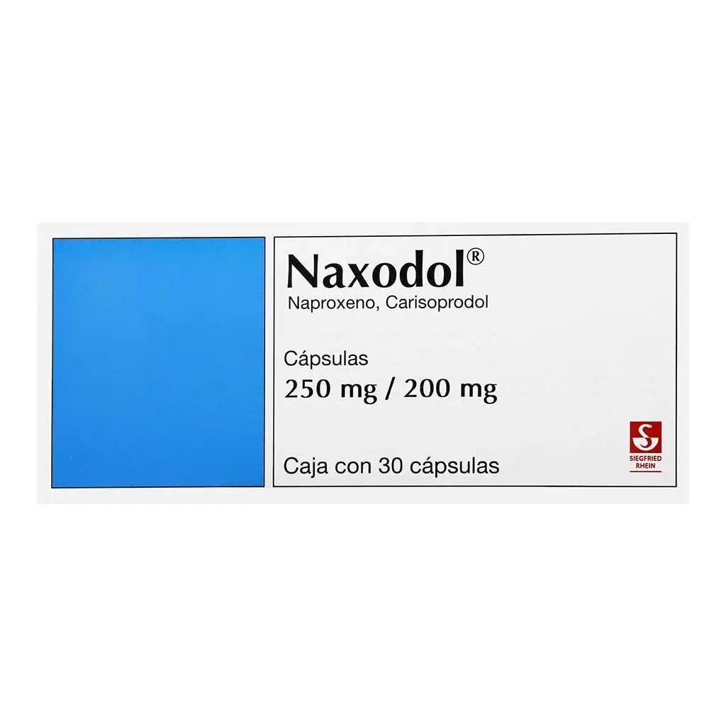 NAXODOL 250/200MG CAPSULAS C/30