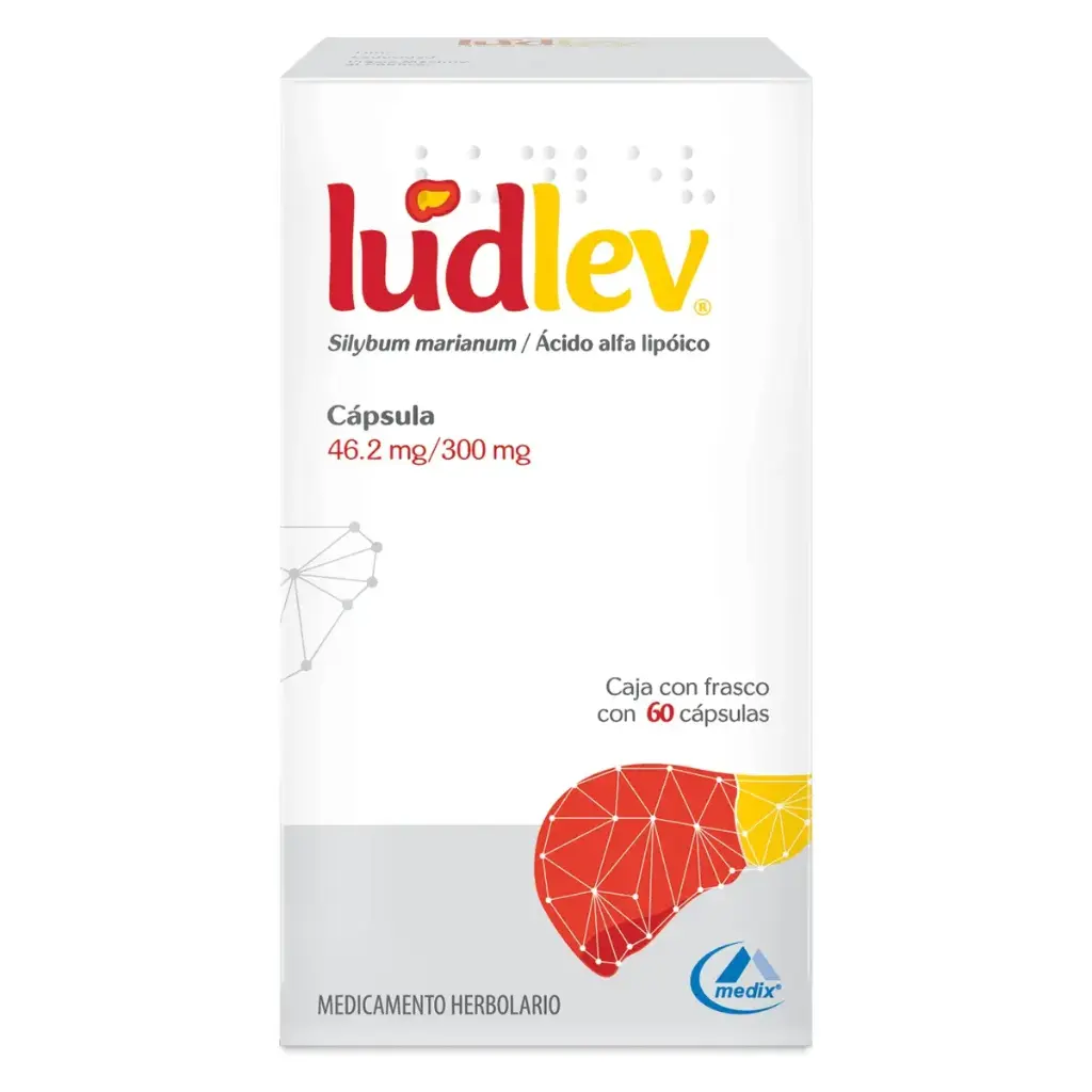LUDLEV 46.2/300MG CAPSULAS C/60