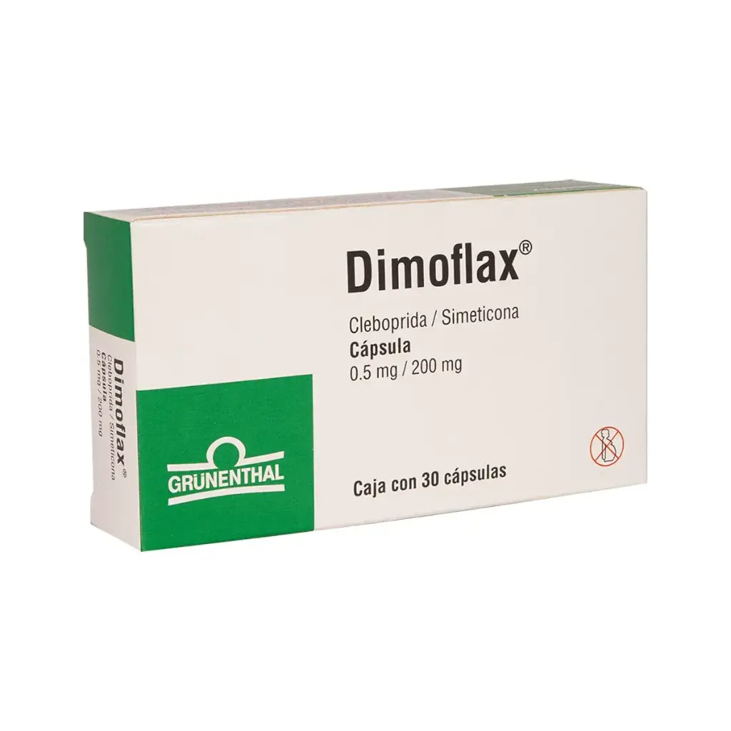 DIMOFLAX 0.5/200MG CAPSULAS C/30