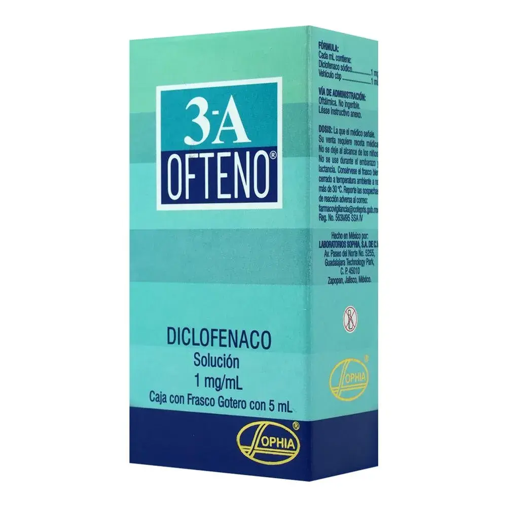 3-A OFTALMICAS SOLUCION 5ML