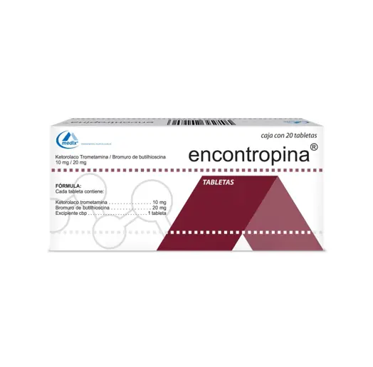 ENCONTROPINA 10/20MG TABLETAS C/20