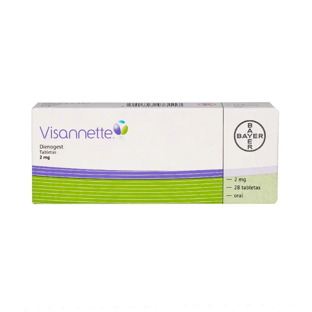 VISANNETTE 2MG TABLETAS C/28