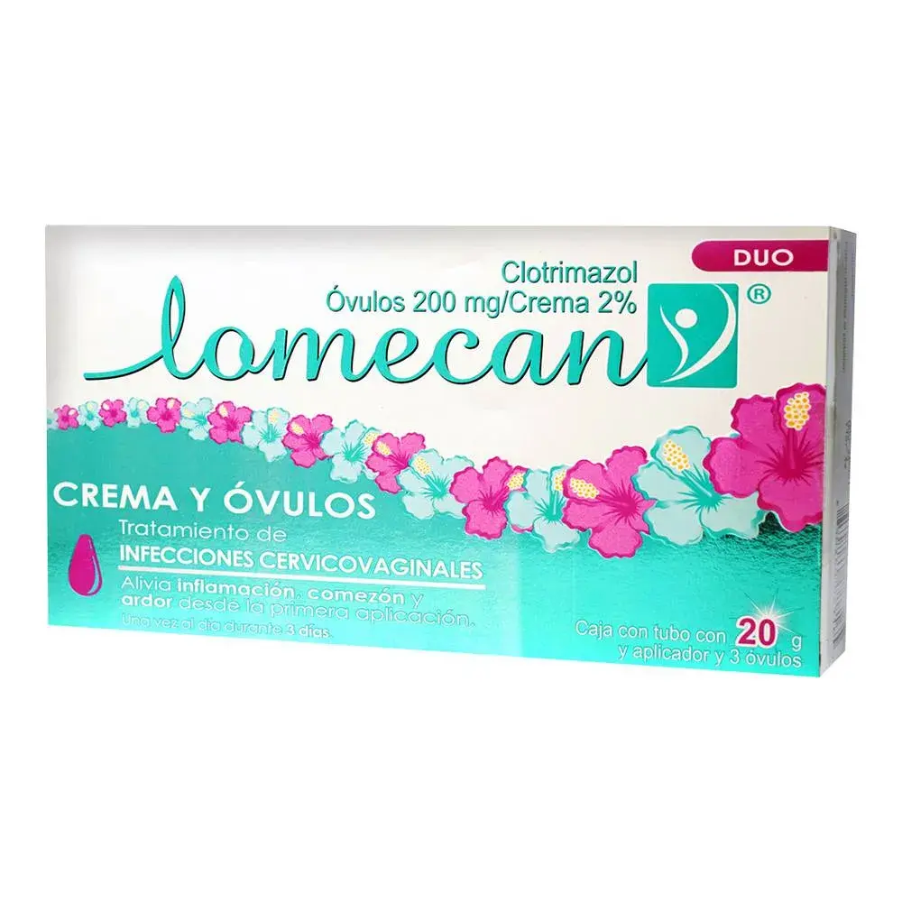LOMECAN DUO OVULOS C/3  CREMA