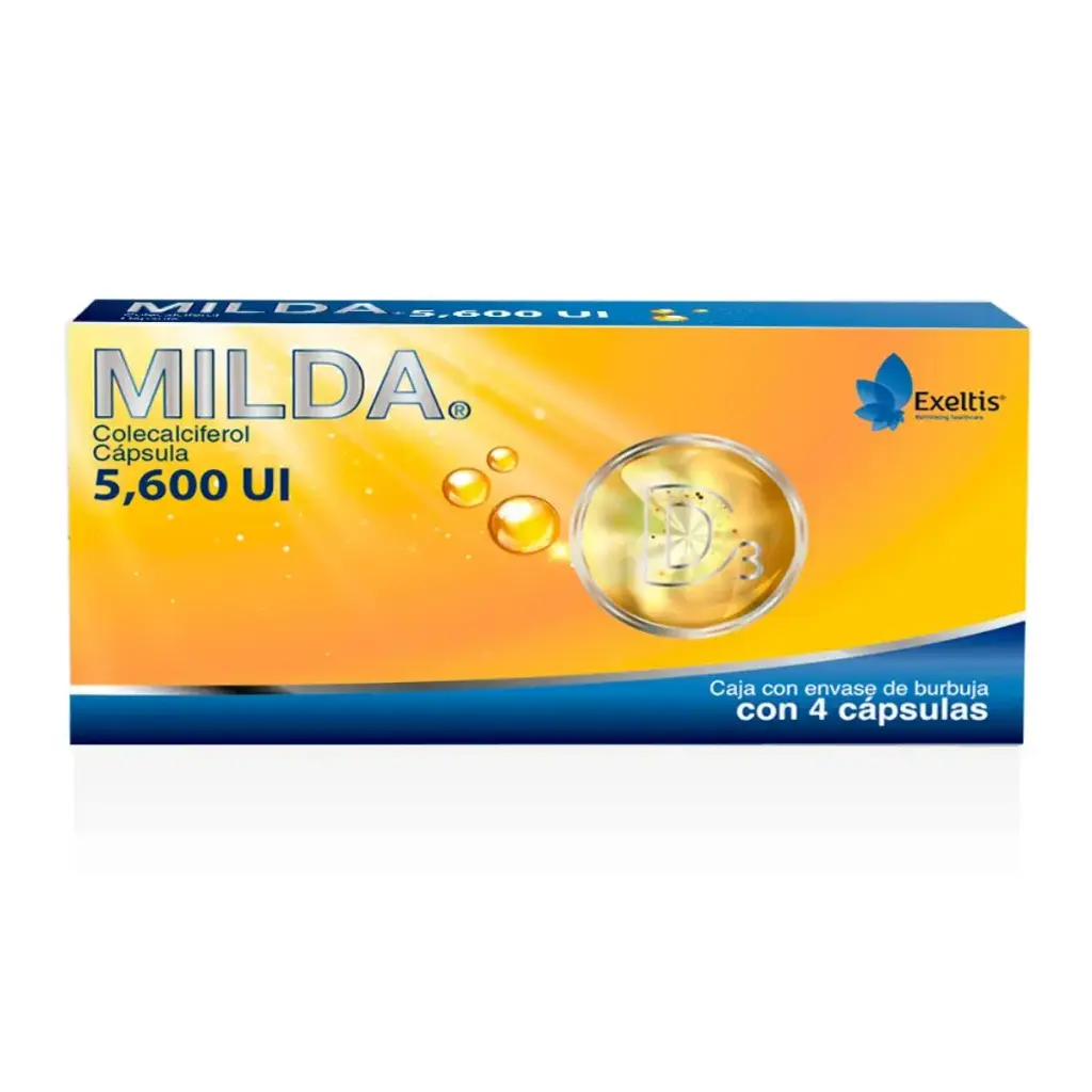MILDA 5600UI CAPSULAS C/4