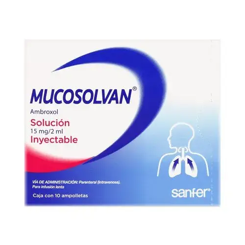 MUCOSOLVAN 15MG/2ML AMPULA C/10