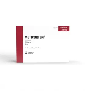 METICORTEN 20MG TABLETAS C/30
