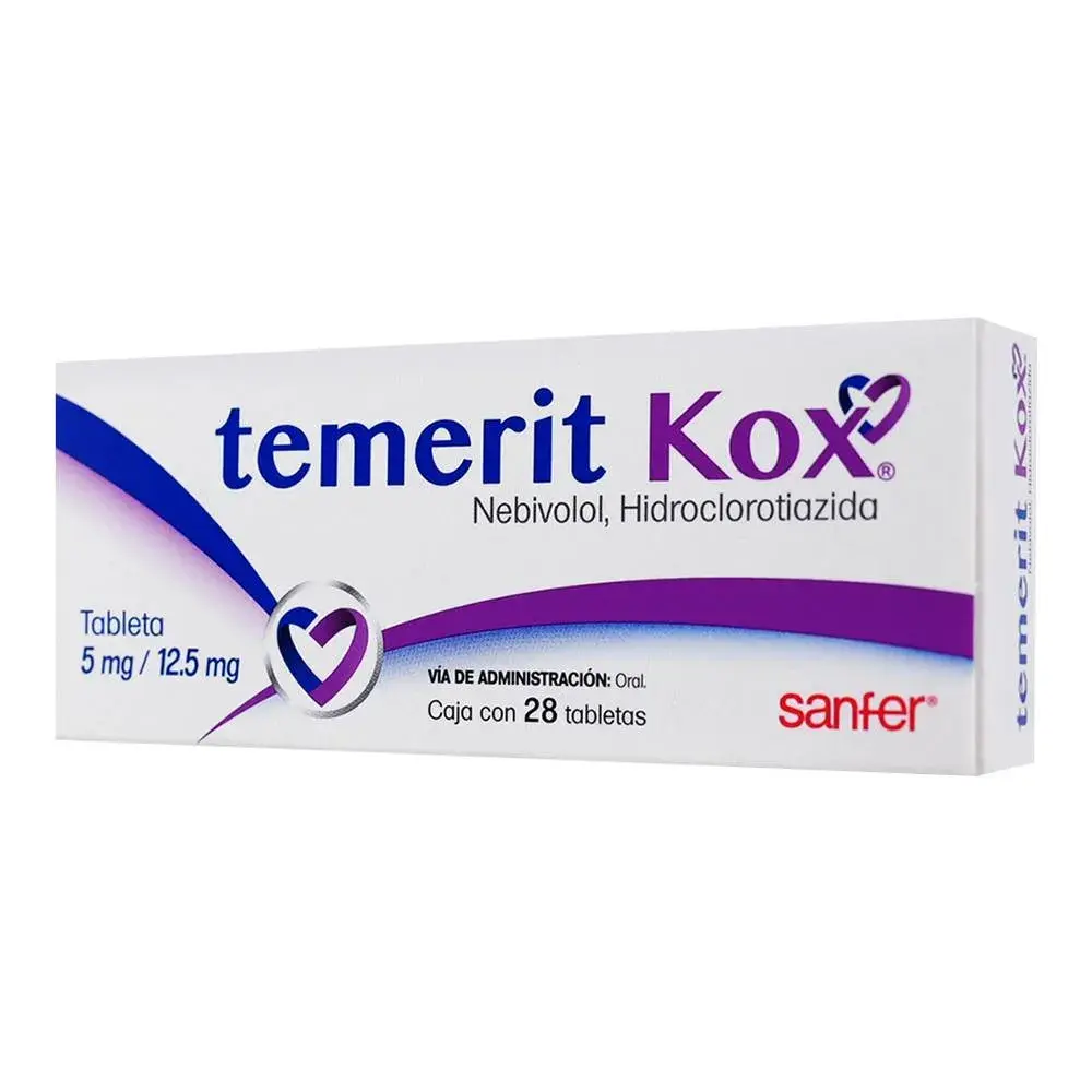 TEMERIT KOX 5/12.5MG TABLETAS C/28