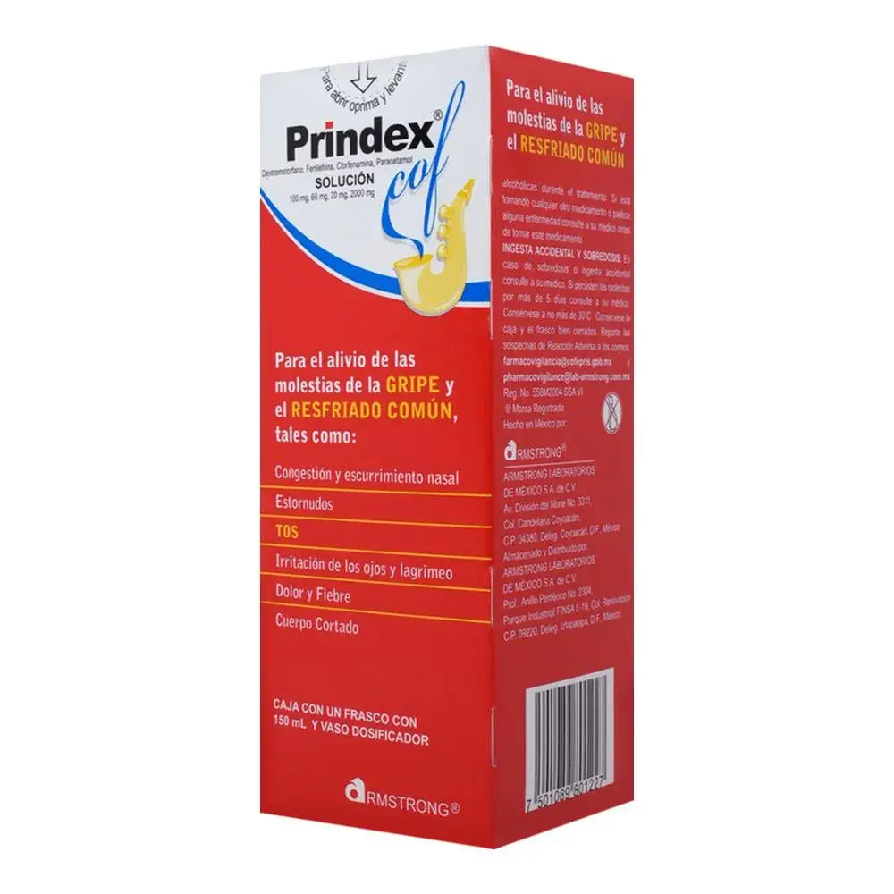 PRINDEX COF SOLUCION 150ML