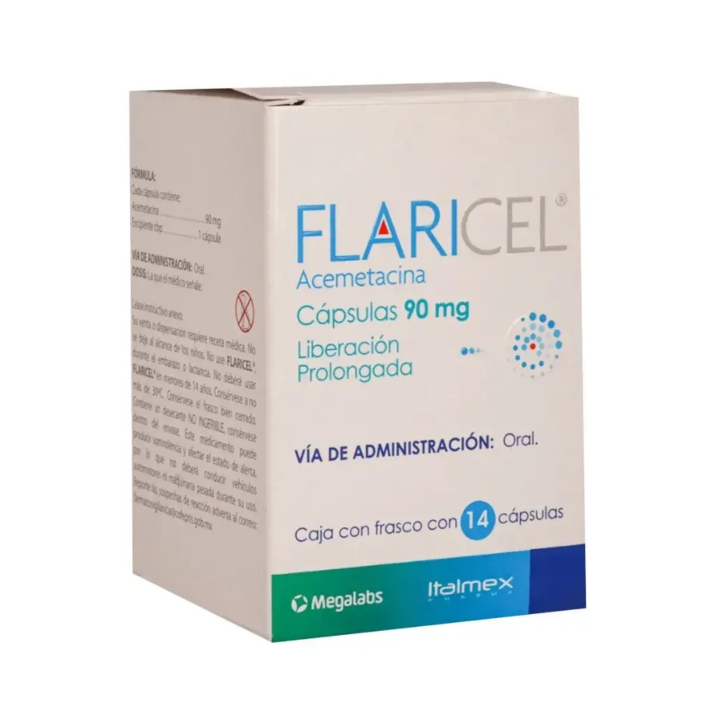 FLARICEL 90MG CAPS C/14