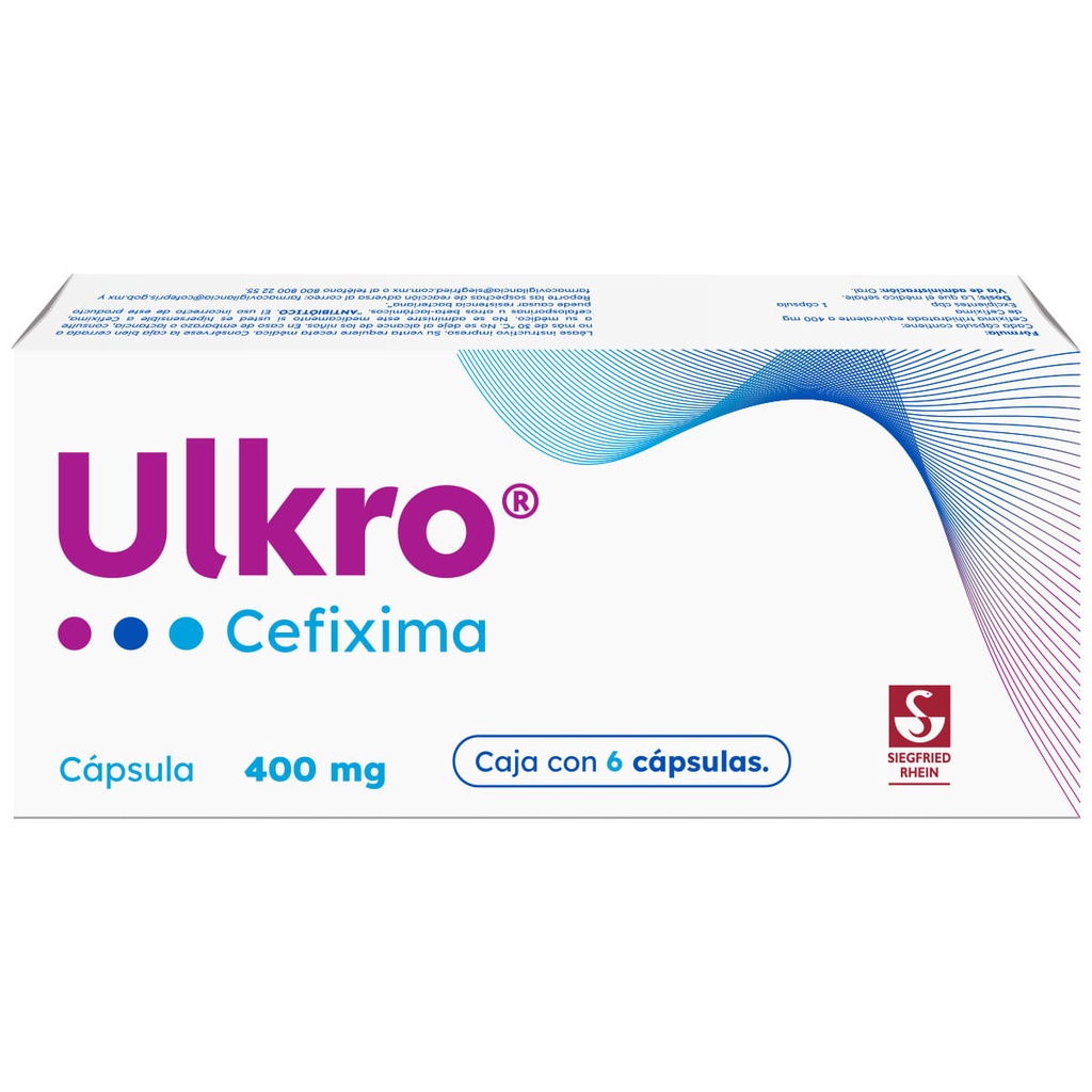 ULKRO 400MG CAPSULAS C/6