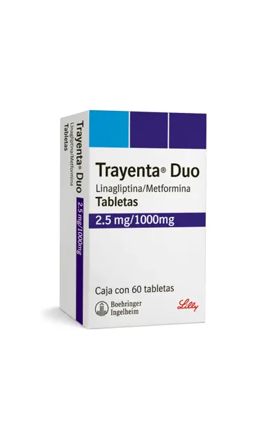 TRAYENTA DUO 2.5/1000MG TABLETAS C/60