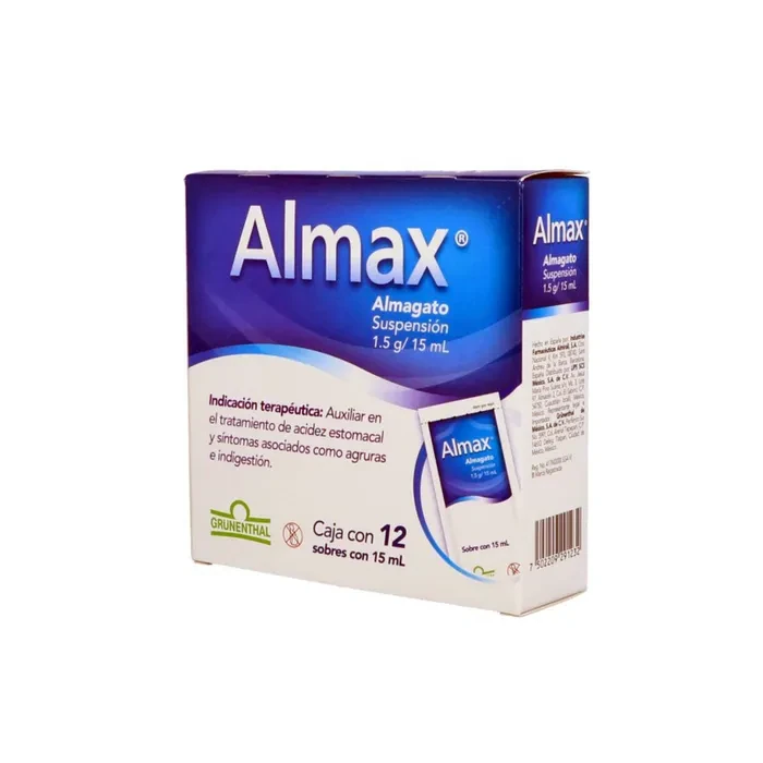 ALMAX SUSPENSION 15ML SOBRES C/12