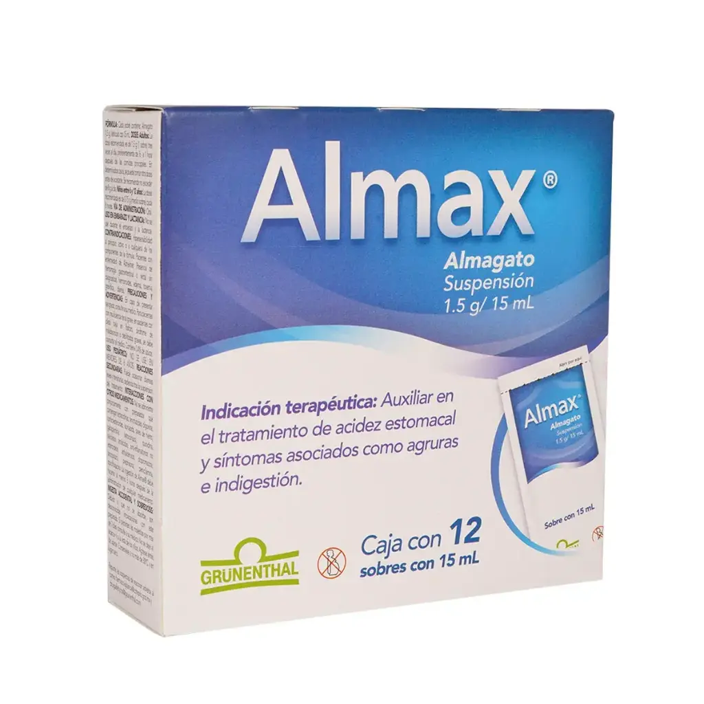 ALMAX SUSPENSION 15ML SOBRES C/12