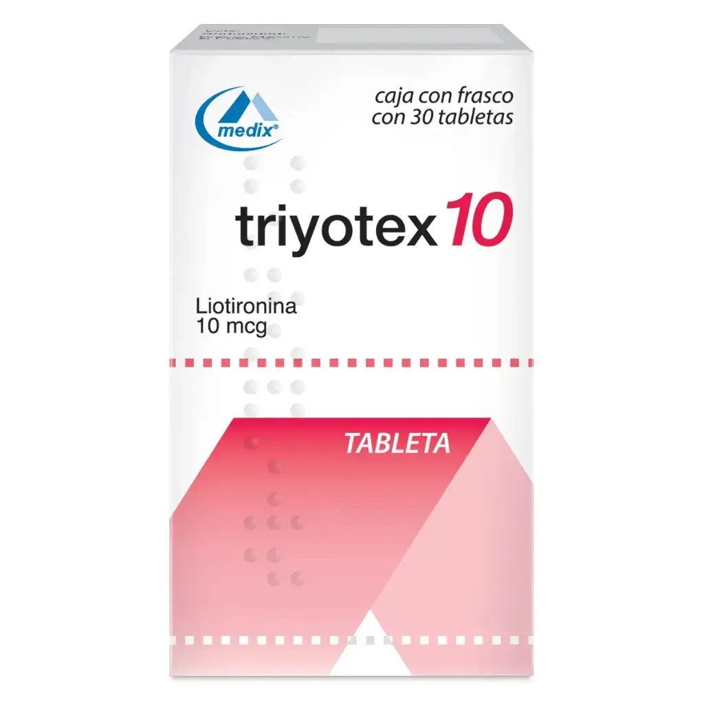 TRIYOTEX 10 10MCG TABLETAS C/30