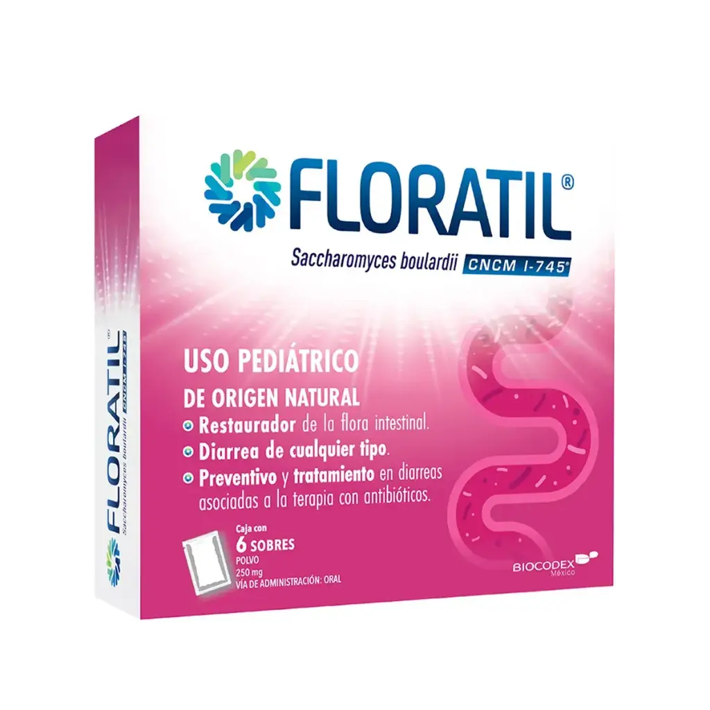 FLORATIL 250MG POLVO SOBRES C/6