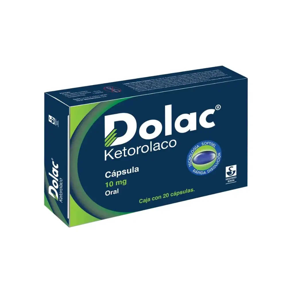 DOLAC 10MG CAPSULAS C/20